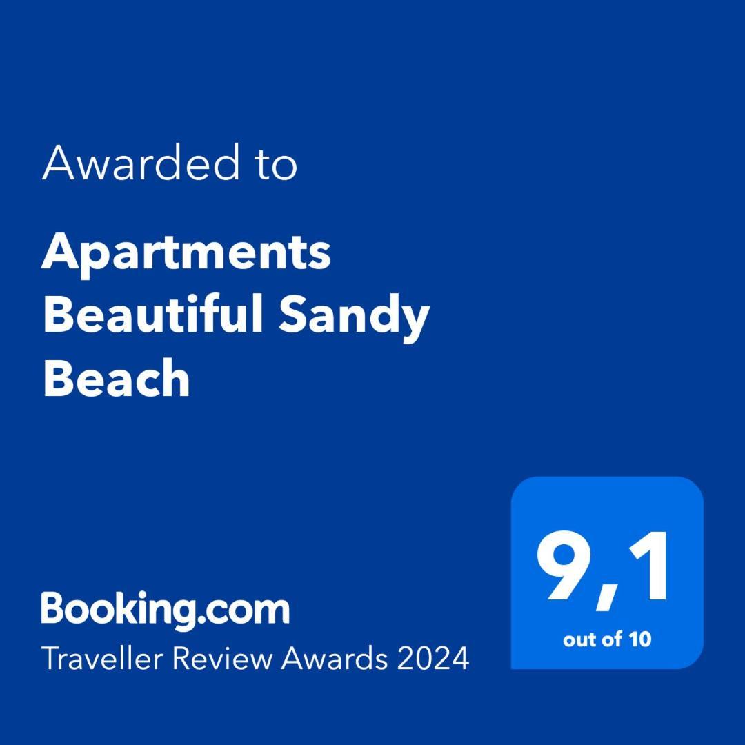 Apartments Beautiful Sandy Beach Сплит Экстерьер фото